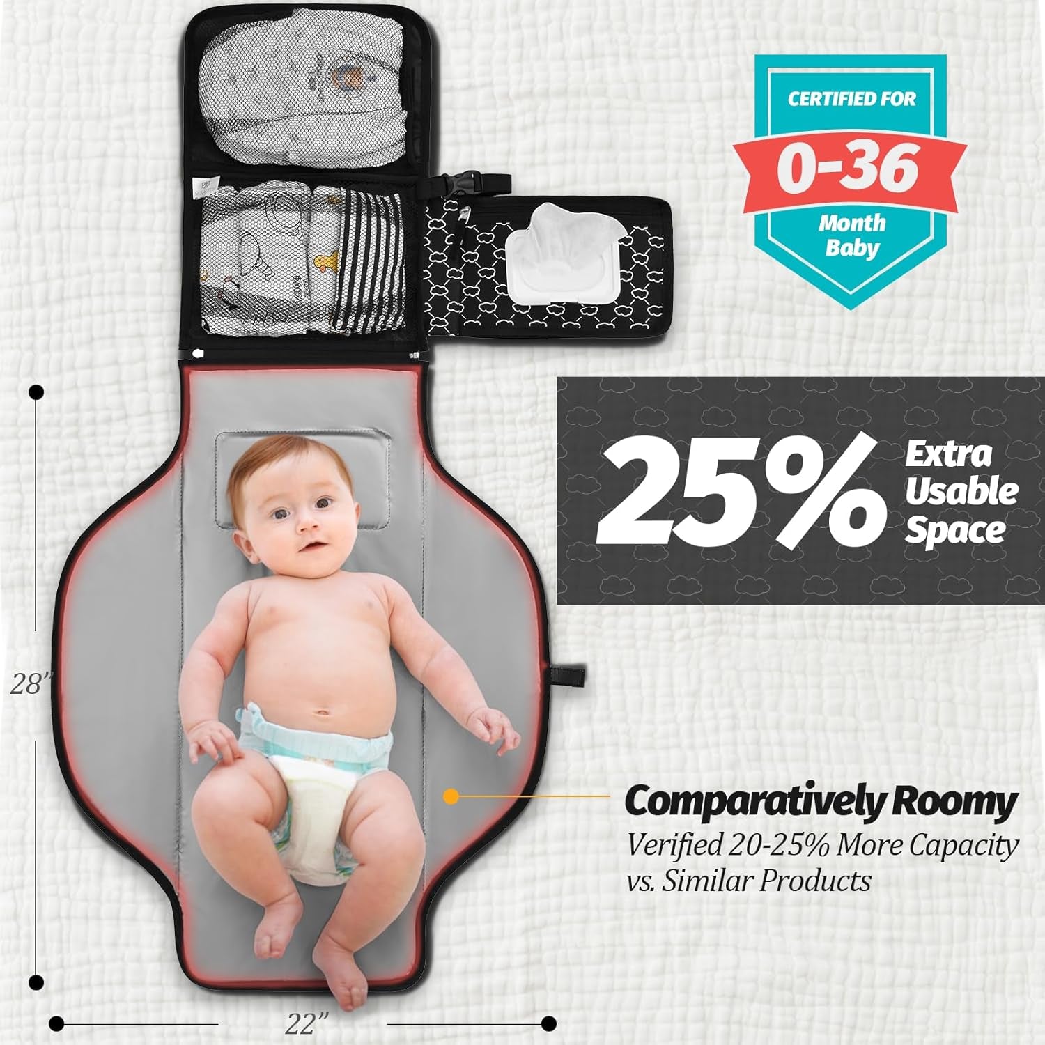 Portable Diaper Changing Pad 